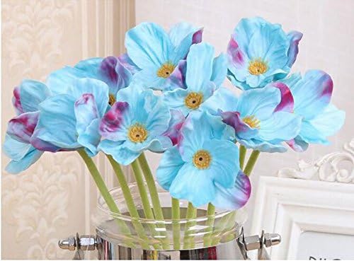 ZQ@QX10 Home Furnishing desktop decoration flower flower,blueArtificial Flowers
