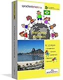 Brasilianisch-Kindersprachkurs von Sprachenlernen24: Kindgerecht bebildert und vertont für ein spielerisches Brasilianischlernen. Ab 5 Jahren. PC CD-ROM für Windows 10,8,7,Vista,XP / Linux / Mac OS X by 