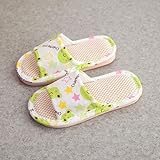 BAOZIV587 - Zapatillas de verano para el aire libre, diseño de rana floral