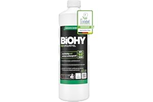 ‎BIOHY BiOHY Spülmittel Plus (1l Flasche) | Bio Flüssig-Konzentrat für Geschirr mit EU Ecolabel | Extra Kraftvoller Fettlöser| Ideal für Spülmittelspender | Umweltfreundlich & Biologisch Abbaubar