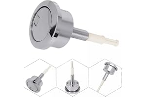 FiTspi Botón de drenaje de tanque de agua con doble descarga para cisterna Ge-Berit acabado cromado (274.006. KG. 1)