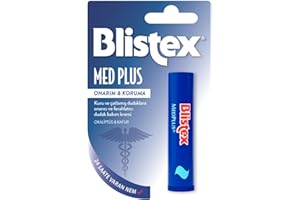 Blistex Medplus Stick Kuru ve Çatlamış Dudaklara Onarıcı ve Ferahlatıcı Dudak Bakım Kremi SPF 15