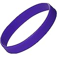 10 Pack Of Adult Silicone Wristbands