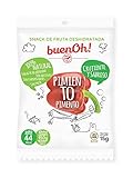 Pimiento deshidratado crujiente. Sin azúcar añadido, sin gluten, sin aditivos y sin freír. 100% Natural.