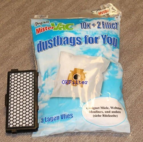 Staubbeutel-Profi ® 20Vacuum Cleaner Bags with 1HEPA Filter + 4Motor/Micro Filter for Miele S5321S5360with with Big &amp; Dog Plus CH with Big Cat &amp; Dog-CH, S5380, S5381.
