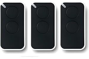 ALISONTECH 3 x telecomando Era-Inti per portale originale a 2 tasti 433,92 MHz a codice casuale per sostituire i telecomandi Very VR One, ON1, ON2 e Flor, FLO2R-S e FLO1R-S