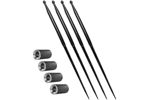 KR AGRAR 4x 1100 mm | M22 | Frontladerzinken & 4x 38x100er Konusbuchse | Großballenzinken | Zinken | Ballenspieß | Set | Konushülse | Buchse | Einschweißbuchse | Ballengabel | Frontlader ?