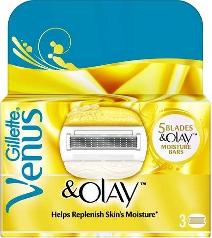 Gillette Venus & Olay Replacement Razor Cartridges x 3