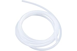 LAVMHAB Silikonschlauch 4mm ID x 7mm OD 5 Meter Länge, Lebensmitteltaugliche Schläuche Flexibler Schlauch Klar Wasser Luft Rohre für die Pumpe übertragen