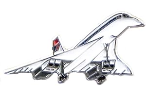 MAINLY METAL Badge à épingle en métal émaillé Concorde Avion Avion Avion