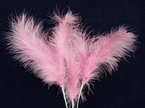 3 Feather Spray x 6 Sprays for Cake Decoration and Crafts (Pink)