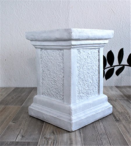 Säule Steinguss Antik-Weiss - 2