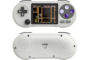 S_WAY Console per giochi retrò, giochi portatili incorporati 6000 giochi retrò, schermo IPS da 3 pollici, 7 emulatori FC/SFC/MD/GB/GBC/GBA/MAME, console di gioco portatile per bambini e adulti