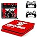 Produktbild THTB Playstation 4 + 2 Controller Aufkleber Schutzfolie Set - Wolfenstein the new Order /PS4