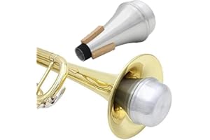 SUNTRADE Dämpfer für Schlagzeugtrompete, leicht, Aluminium, für Jazzhorn-Musik