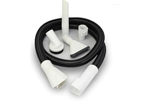 MisterVac | compatibile con/set di tubi di ricambio (circa 1,8 metri) + bocchetta per fessure + bocchetta per tappezzeria + spazzola per mobili Vorwerk Kobold VK 150