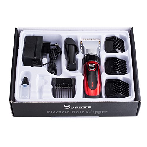 Kaleep Herren Kinder Elektrischer Profi Haarschneider Set Netz und Akkubetrieb Haarschneidemaschine mit 4 Aufsätzen Bartschneider Haartrimmer für Friseur Salon oder Privaten Gebrauch - 3