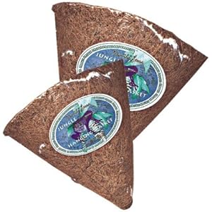 Namiba Terra 0487 Hanging Corner Basket Kombi Set 2 Kokosfaser Eck-Hängetöpfe, 7/10 und 13/10 cm