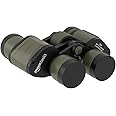 Amazon Basics 8X40 High-Power Binoculars | Ideal for Bird Watching, Sightseeing, Wildlife Trekking | FMC Lens & BAK4 Prism | Durable, Adjustable | Includes Bag & Strap (Green)