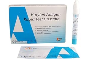 ALLTEST Accurate Stomach Health Test Home Ulcer Screen/H Pylori ANTIGEN - Stomach Ulcer - Stool Home Testing Kit Pack ~ Screen Yourself for Active H Pylori Infection