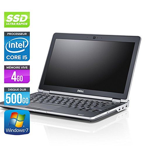 examen Dell Latitude E6230 - PC portable - 12.5'' - Gris (Intel Core i5-3320M / 2.60 GHz, 4 Go de RAM, Disque dur 500 Go SSD, HDMI, Webcam, Wifi, Windows 7 Professionnel)