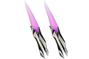 SUJEBKC 2 Cuchillos de juguete Valorant de plástico, degradado violeta, réplicas de juguete del juego Valorant