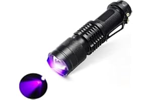 MODOAO LED U-V Flashlight Black Light U-V LED Flashlight 395nm Pet Urine Stain Detector Spot Detector on Clothes, Carpets or Rugs
