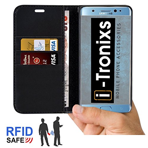 Motorola Moto E4 h  lle  Tasche  Telefonkasten   Schwarz   Abdeckung f  r Motorola Moto E4 Geh  use aus robuster Kohlefaser Buchstil PU Leder Geldb  r