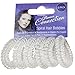 6 Pack Girls Womens Spiral Plastic Elastic Style Hair Bands Bobbles Stretchy Coil Simple Easy New Clear
