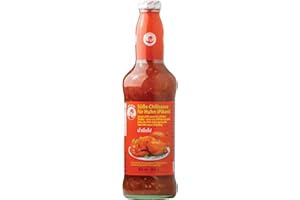 ‎COCK COCK Süße Chilisauce für Huhn, mittlere Schärfe, authentisch thailändisch Kochen, vegan, halal und glutenfrei - 1 x 650 ml