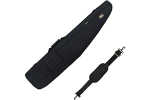 DFANCE Custodie per Carabine,Custodia Doppia Per Fucile,Borsa Porta Fucile,Valigetta Pistola Softair,Fodero Porta Fucili Imbottito Borsa Fucile Pesca,per CS Deposito Armi