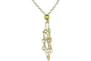 Hitrod Porte-Collier en - Pendentif Cage à Pierres précieuses pour Pierres | Accessoires de Bricolage, chaînes de Fabrication de Bijoux, pour Les familles, Les Amis, Les amateu de Pierres