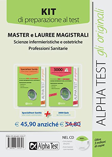 Master e lauree magistrali. Scienze infermieristiche e ostetriche. Professioni sanitarie. Kit di preparazione al test. Con CD-ROM Master e lauree magistrali. Scienze infermieristiche e ostetriche. Professioni sanitarie. Kit di preparazione al test. Con CD-ROM
