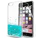 Produktbild Hülle Iphone 6 S Handyhüllen,Handyhülle Iphone 6 / Iphone 6s Hülle Glitzer [**nicht für Iphone 6 Plus**],LeYi Neu Original Hülle Iphone 6 / Iphone 6s Hülle Coque Case Cover Durchsichtig Transparent,Süße Mädchen Flüssig Bewegende Treibsand Transparent Durchsichtig Silikon TPU Bumper Hard Handyhüllen Iphone 6 S Smartphone Case Cover schutzhülle mit HD- Schutzfolie für Iphone 6 S / Iphone 6 Cover Handy Hüllen Handycover Turquoise