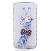 Produktbild Moto G4/Motorola G4 Plus Hülle [Mit gehärtetem Glas-Bildschirmschutz], Grandoin (TM) modische flexible schöne Zeichnung aufgedruckte Muster-stoßabfangende-Gehäuse-Hülle, ausgezeichneter weicher Qualitäts-Silikon-Gummi Extra ultra dünnes buntes TPU Design-schützende Rückseiten-Abdeckungs-Hülle Ideal passend für Moto G4/Motorola G4 Plus