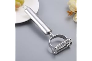 BIGCHEER Kartoffelschäler/Multifunktions- aus Edelstahl -Schäler, Obstschäler & Gemüseschäler/Peeler mit Julienne-Funktion