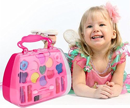 Mini Makeup Case Toys,ALISIAM Princess Girls Pretend Play Toy Deluxe Makeup Palette Set,NON TOXIC For Girls Kids
