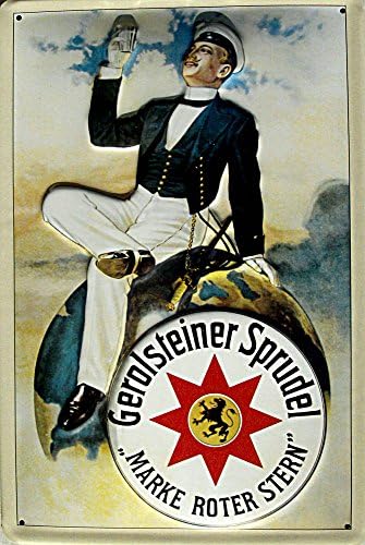 Gerolsteiner Jet Metal Sign 20 x 30 CM