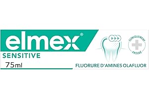 Elmex Dentifrice Sensitive pour dents sensibles - Tube de 75 ml - Cliniquement prouvé - Protection efficace contre la sensibilité des dents