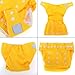 SODIAL(R) 7x Reusable Adjustable Washable Baby Soft Cloth Nappy Diaper One Size +7 Inserts