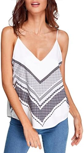 Women Backless Floral Prints Vest, 2018 Newest Ladies V Neck Sleeveless Casual Tops Blouse T-Shirt Vest Holiday Beach Party Fashion Tank Top by GreatestPAK