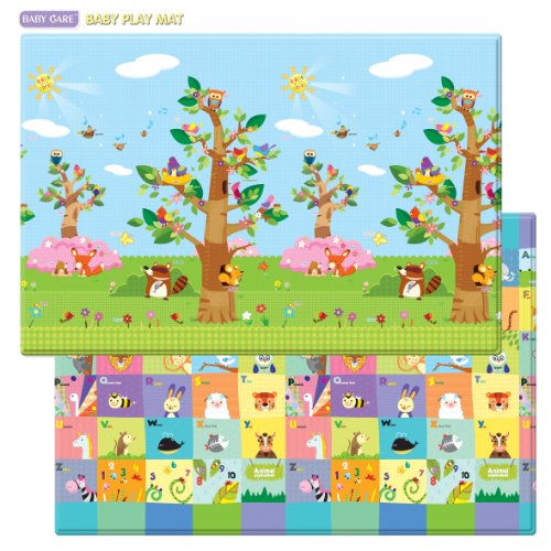 esterilla de juegos para niños - BABY CARE playmat - Birds in the trees - Small - 2,1m * 1,4m *13mm