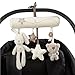 LYY shop Baby Cute Music Plush Activity Crib Stroller Soft Toys Hanging Rabbit Star Shape