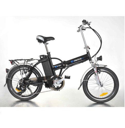 IC Electric Bicicleta eléctrica Plegable Mini Black