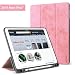 Produktbild SXOVO Neues iPad 9.7 Hülle 2018 mit Stifthalter, Flexibler Weicher TPU 6. Generation Fall Ultra Dünn Cover Auto Aufwachen/Schlaf Funktion Smart Case für Das Neue 9.7 Zoll Apple iPad 2018 (Rosa)