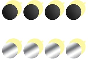 Cryofplze 8 stycken metallplattor självhäftande, metallplattor självhäftande set, med starkt lim för magneter biltillbehör mo