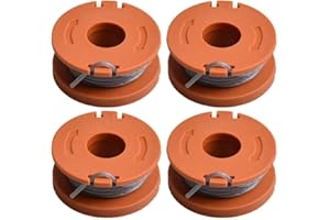 GOBIWM 4PCS Strimmer Spool Line Replacement Spool & Line for Powerbase N0F-GT-300/20-E Grass Trimmers