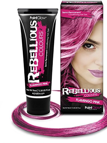 Paintglow Rebellious Colours Semi Permanente Haarfarbe (Flamingo Pink)