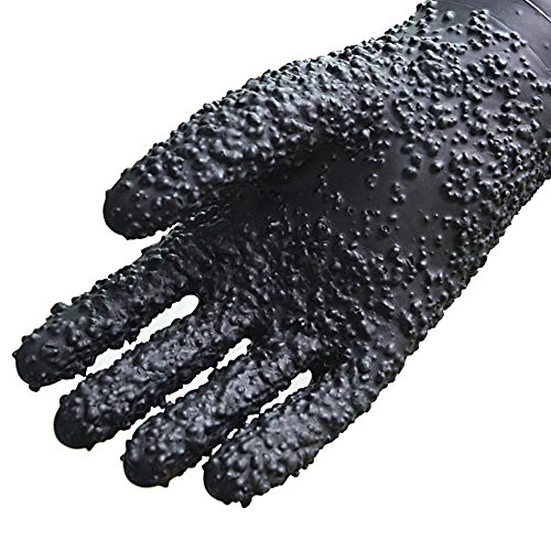 Sandstrahlkabine Gummihandschuhe 68cm längere Arbeitsarbeitsschutzausrüstung gegen wärmedämmHilfsRutsch - 2
