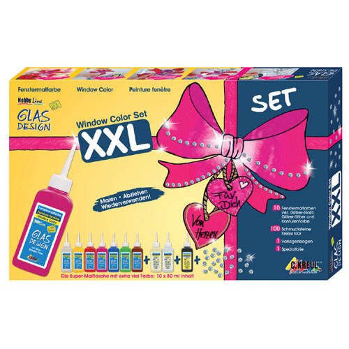 Glas-Design Window-Color-Set 'XXL', 10 Farben [Spielzeug]